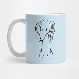 Funny Saluki Portrait Mug